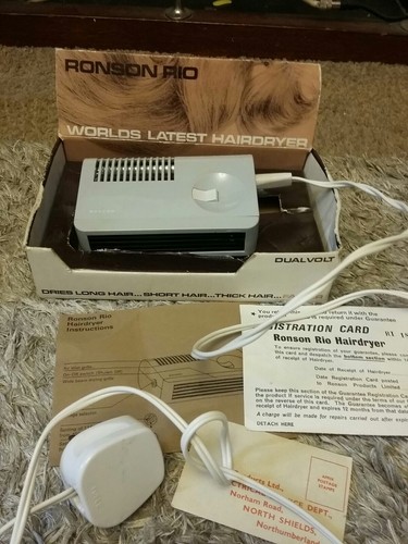 Vintage ronson rio hairdryer - ronson,