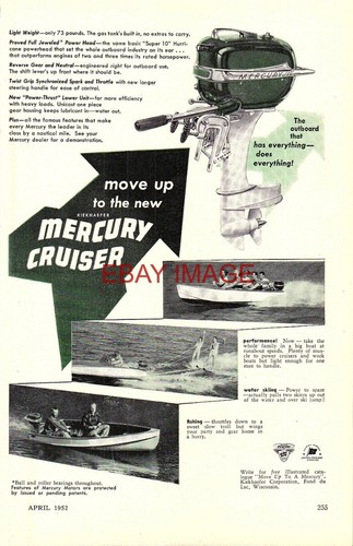 1953 advert for - for, mercury