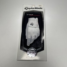 TaylorMade R11 Tour Preferred Men's Golf Glove Cabretta Leather LH-Large White