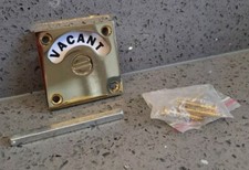 BRASS VACANT ENGAGED TOILET
