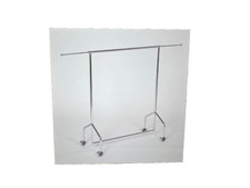 GARMENTS HEAVY DUTY HANGING CHILDREN'S EXTENDABLE CLOTHES RAIL SILVER RRP £90