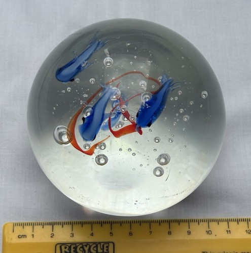 Vintage handmade art glass - a,