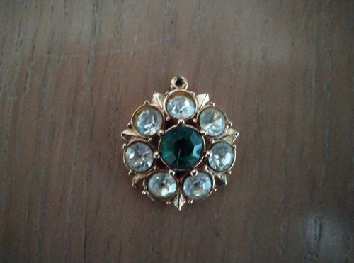 Faux diamond and emerald - faux,