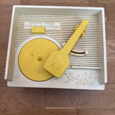 1971 Working Vintage Fisher Price 995 Wind up Music Box Record Player complete 