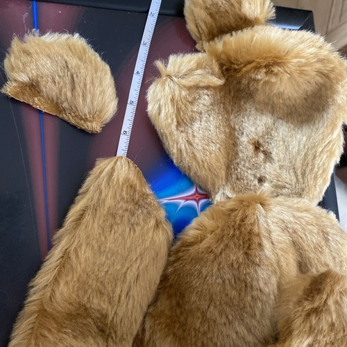Part made mohair teddy - teddy, bear
