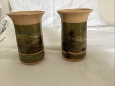 Pair of Boscastle Pottery