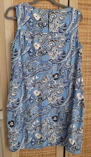Next size linen dress - next, blue