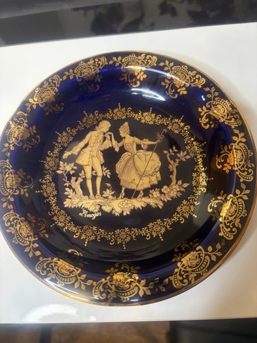 Limoges porcelain ashtray - ashtray, la