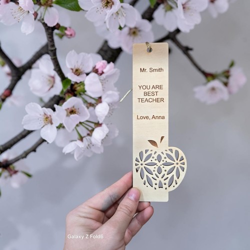 Personalised teacher bookmark - teacher,