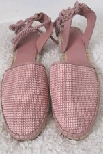 Next Forever Comfort Pink Espadrilles Size 6 New Flat Ladies Holiday Sandals