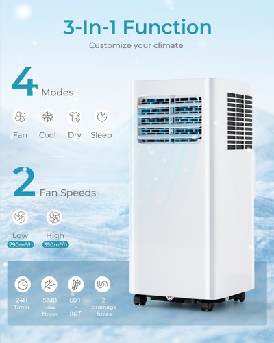 Portable air conditioner 9000 - air,