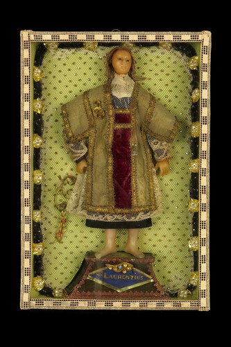 Old religious diorama saint - old,
