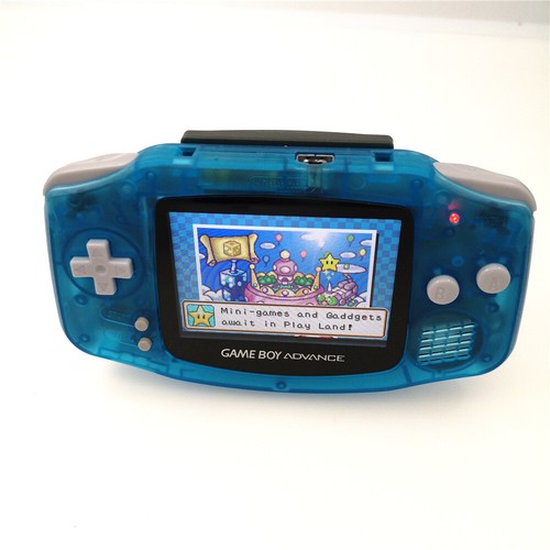 Light blue game boy - boy, advance