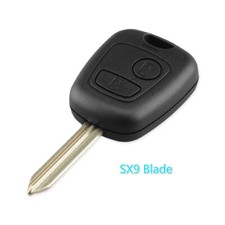 Case Only for Citroen 2 button Remote Key Case SX9 Fob Button Replacement 