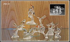 Glass display stands for