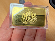 Gold plated queen elizibeth