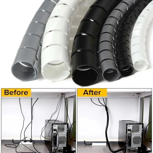 Spiral cable wrap tidy - cable,
