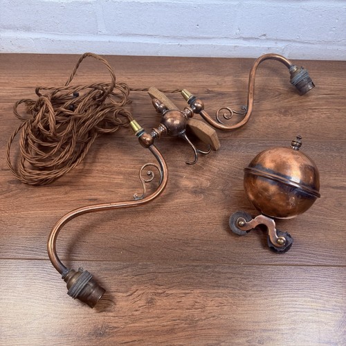 Vintage copper rise fall - copper, &