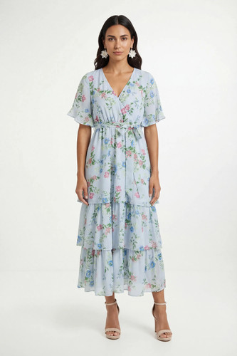 Wallis blue maxi dress - wallis, womens