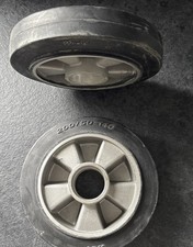 200/50-140 Pallet Truck Rubber Steer Wheel X2 Wheels. New/old Stock