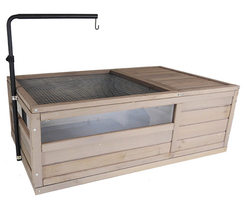 Wooden tortoise house - tortoise, with