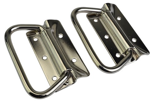 Metal drop handle nickel - drop,