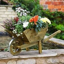 Large Wooden Wheelbarrow