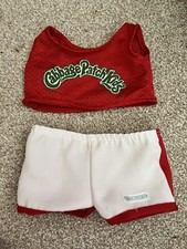 Adorable Vintage Cabbage Patch Kids Boy Doll Clothes Sports Red Vest And Shorts