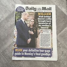 Daily Mail Newspaper 16th