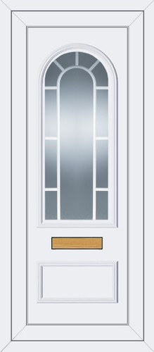 White full height upvc - white,
