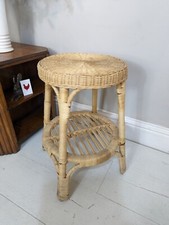 Wicker Rattan Bamboo Stool
