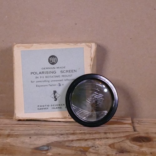Vintage polarising screen - vintage,