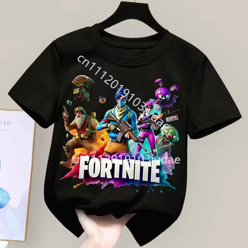 Fortnite kids black shirt - fortnite,