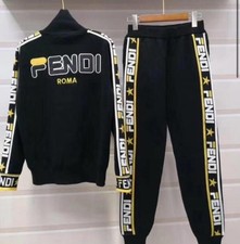 FANDI BLACK TRACKSUIT - ALL