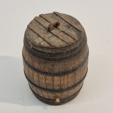 Miniature 1/12 Scale Small Wooden Barrel VF05