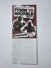 Mike Tyson Vs Evander Holyfield Full Ticket