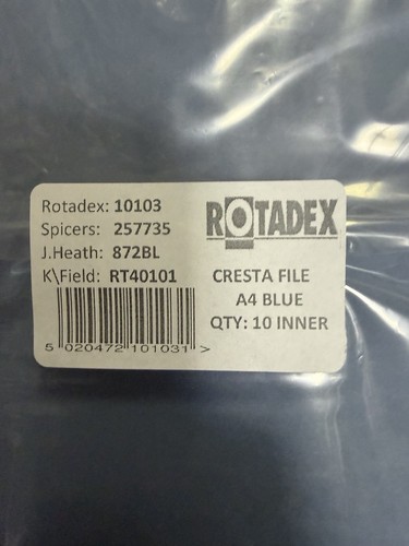 Rotadex cresta file blue - file, a4