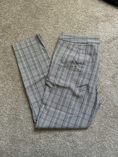 Zara Beige Navy Plaid Check
