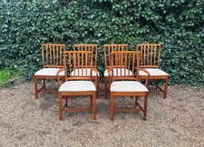 SET OF 6 MID CENTURY  TEAK