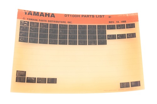 Oem yamaha xm005 104 1981 - yamaha, xm005-104