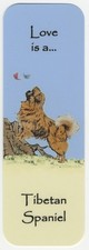 TIBETAN SPANIEL DOG BOOKMARK