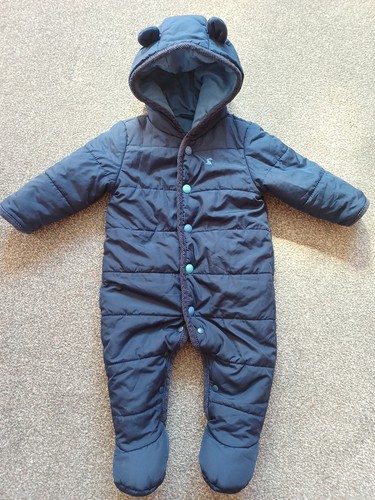 Joules baby boy snowsuit - baby, navy