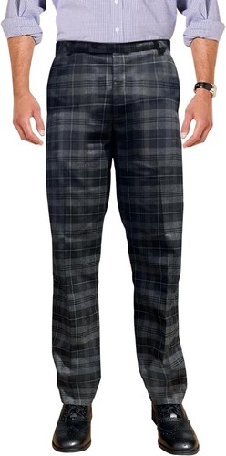 Men grey granite tartan - grey,