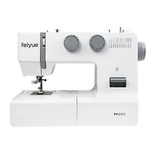 Feiyue FYe310 Sewing Machine - Powerful 100W Motor - 24 Stitches - White/Grey