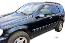 Wind Deflectors Fits Mercedes ML W163 1998-2004 4-Pcs Set Tinted Heko