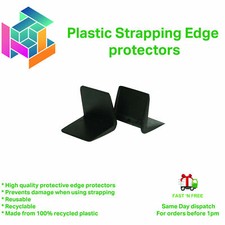 PLASTIC STRAPPING EDGE PROTECTORS Protects Pallet Corners Banding strapping