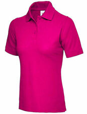 Ladies Premium Polo Shirt Size UK 8 to 26 Plus Pique T-Shirt  **NEW UK STOCK**