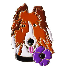 2025 Purple Poppies Pin Badge