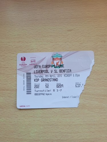Liverpool benfica ticket - benfica,
