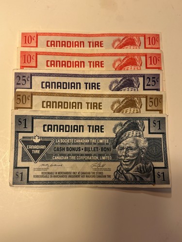 Canadian tire money - canadian,